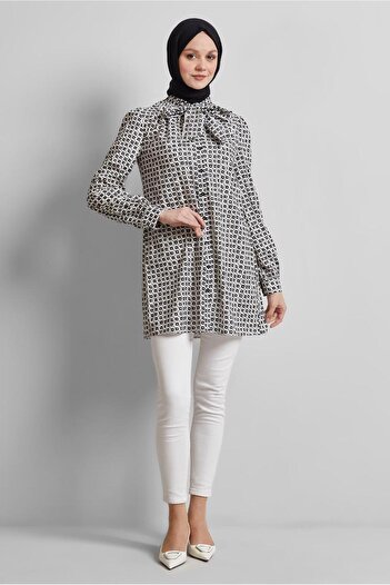 Alvina Patterned Tunic Model No: 45400