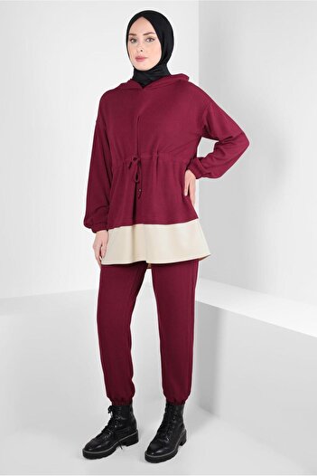 Alvina Hooded Pants Suit 44264