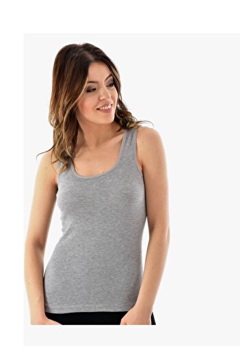 Tutku 6 Ribbed Wide Strap Tank Tops