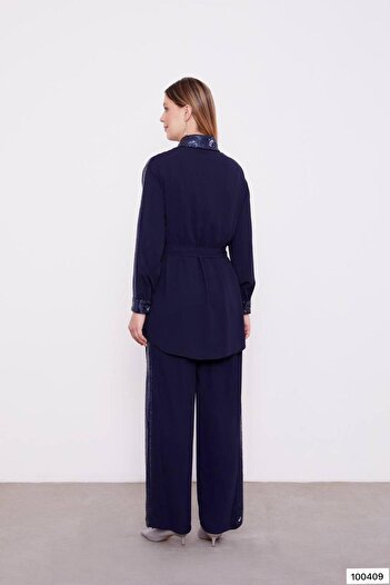 Levidor 100409   Women's Sequin Detail Double Suit