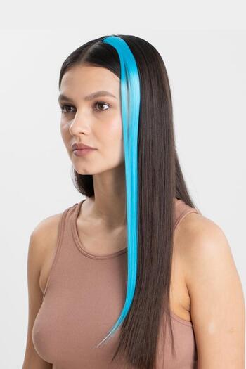New Obsessions Long Straight Synthetic Hair Extension Snap Hairpiece