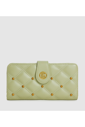 BCBG Quilted Long Wallet