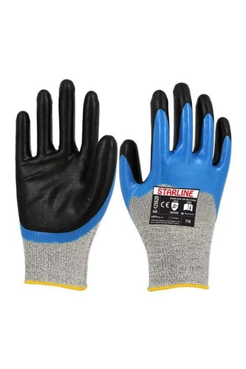 Kardelen İş Elbiseleri Starline E-125620 Foam Nitrile Coated Work Gloves Anti-Slip