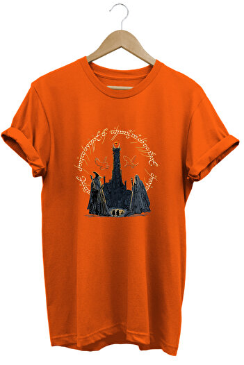 remonz Lotr Lord of the Rings Gandalf Saruman Characters Printed 100% Cotton Regular T-Shirt