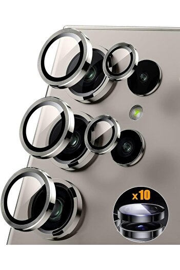 AWH 2 Set Camera Lens Protector for Samsung Galaxy S25 Ultra 5G, 9H Tempered Glass