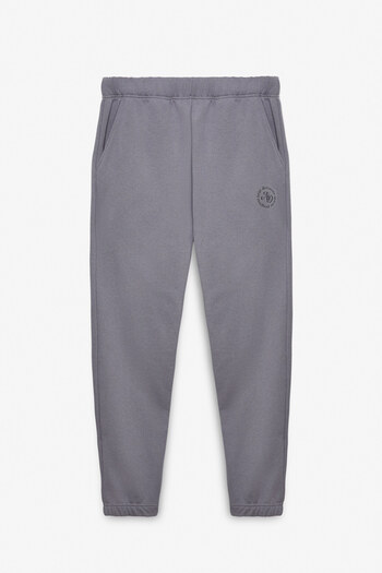 GRIMELANGE Yoane Men's Tie-Up Elastic Waist and Leg Lilac Sweatpants
