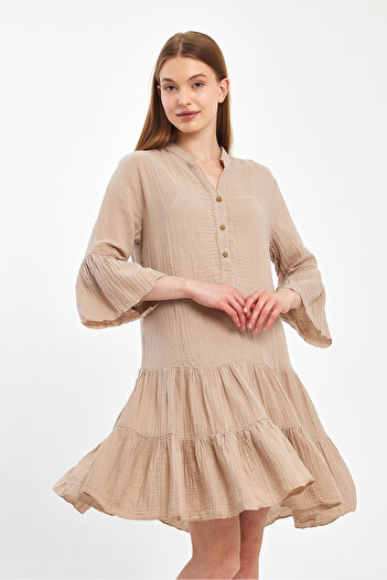 TCT TEKSTİL Γυναικείο τουνίκ - Muslin Saranda Tunik - 1120