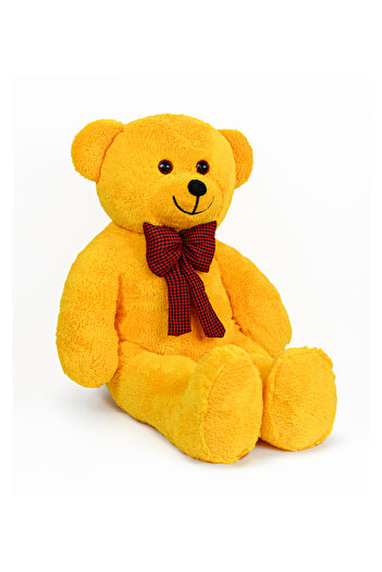 Pandamkee 90 cm Rengarenk Papyonlu Ayıcık (%100 YERLİ)