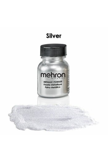 Mehron Metallic Powder Silver, 14g