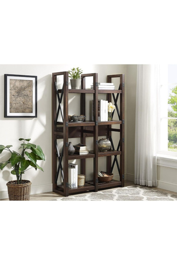 Ameriwood Home Wildwood Wood Veneer Room Divider Bookcase