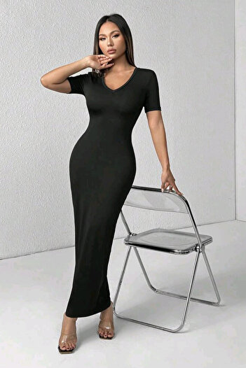 missamour Women's V-Collar Trend Max Oyho Dress