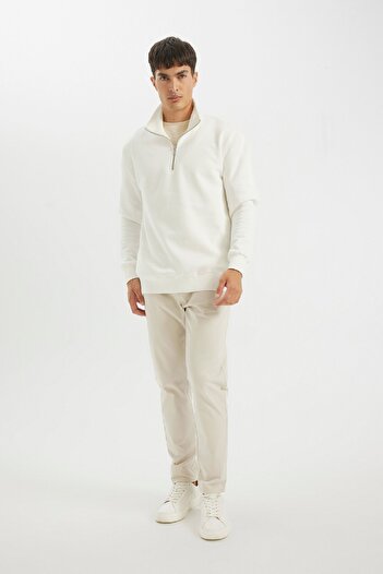 DeFacto Herren-Sweatshirt – entspannter Schnitt