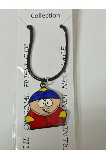 mos&more South Park Eric Cartman Suni Deri Kayışlı Unisex Çocuk Kolye