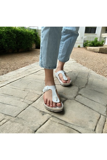 COMFORT OF PANTOFOLE men's flip-flops white
