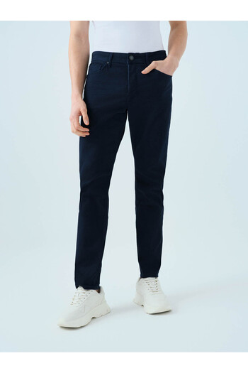 Loft Rıcardo Regular Fit Dark Navy Blue Men's Trousers Lf2039483