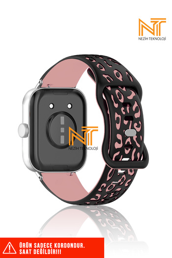 Nezih Case Xiaomi Redmi Watch 4 / 5 Xiaomi Mi Band 8 Pro Compatible a Quality Leopard Pattern Silicone Cord
