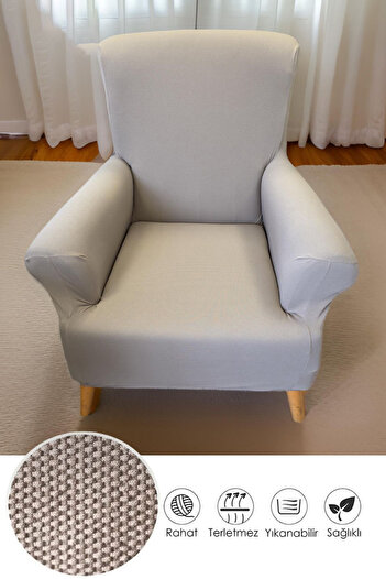 Şirin Hanem Koltuk kılıfı berjer koltuk örtüsü tekli koltuk kılıfı sofa cover
