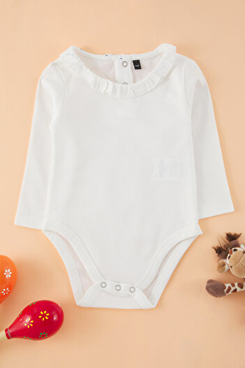 TRENDYOLKIDS Curve Outfit - 100% Raincoat Baby Girl Long Sleeve Bañer Work