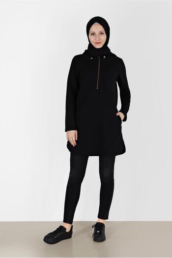 Alvina POCKET DETAIL HOODED QUILTED TUNIC 42373