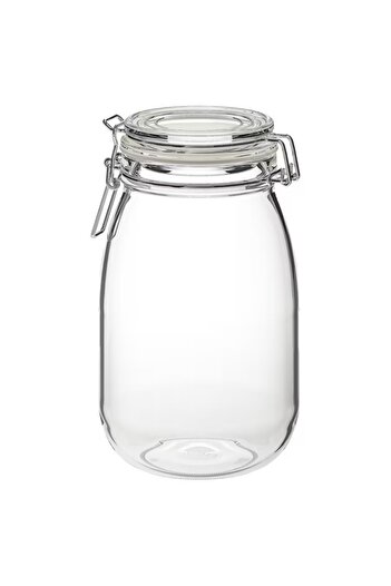 IKEA KORKEN 1.8L Glass Jar with Lid – Airtight Food Storage & Preserving | IKEA