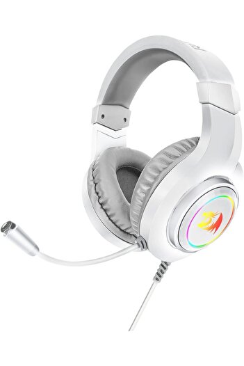 REDRAGON H260 Hylas RGB Wired Gaming Headset (White)