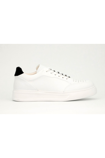 Tuna Genuine Leather White Sports Men's Shoes Eva Sole - 2633