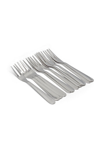 Generic 12-piece stainless steel small forks