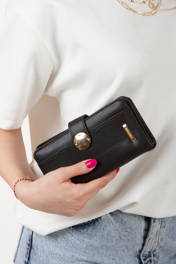 Newish Zippered Women's Wallet - Card Holder Stylish Fashion Large Size