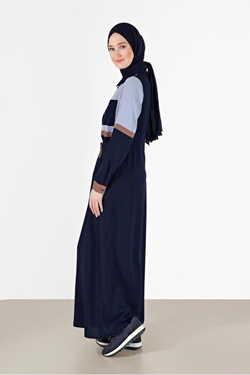 Alvina 3-COLOR CREPE DRESS WITH BANDED WAIST 42219
