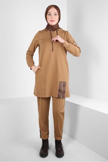 Alvina Hooded Pants Suit 44212