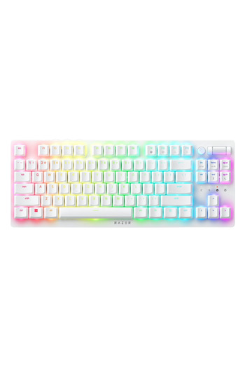 RAZER Tastatura Gaming Razer Deathstalker V2 Pro Wireless, Tenkeyless, RGB, Layout US (Alb)
