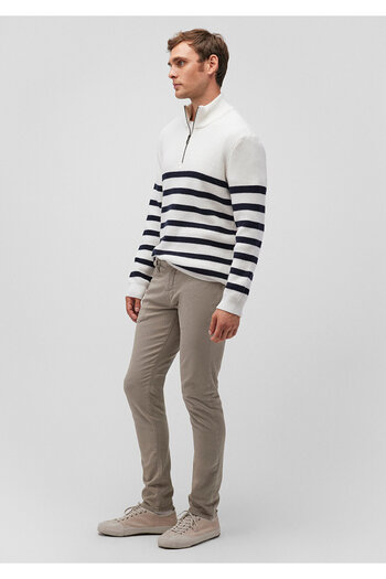 Mavi James Blue Stone Gray Gabardine Trousers - 0042481546