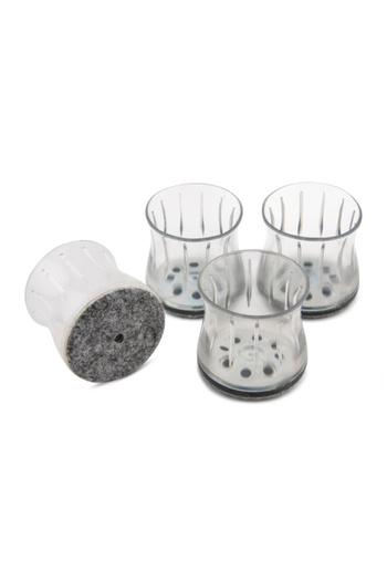 Magic Sliders Round Shape Rubber Felt Pad Set 1.25 - 1.063Inch