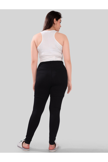 Tummy Viscose Solid High Waist Maternity Leggings