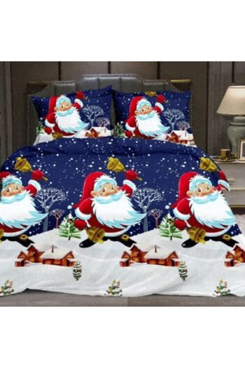 Pucioasa Cocolino Double Bed Linen, Pucioasa, Santa Claus with Bells