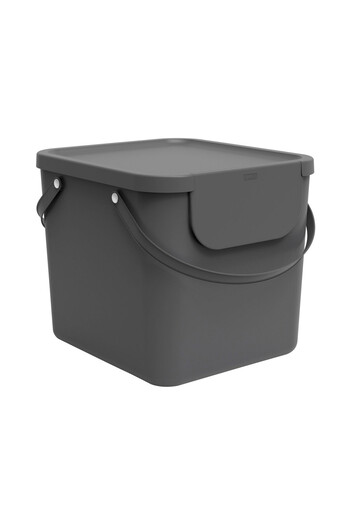 Rotho Selective waste bin 40L, anthracite, Albula