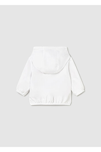 MAYORAL Newborn Baby Boy Child Windbreaker-Dual Face Coat White