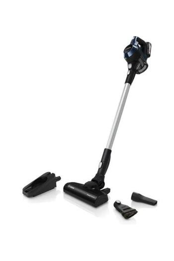 Bosch Aspirator vertical Bosch BCS611P4A, 18 V, 0.3 L, Autonomie 25 min. (Negru/Albastru)