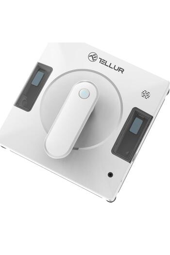 TELLUR Robot curatare geamuri WiFi Tellur Smart, RWC02, 72W, doua rezervoare apa, anti cadere, Alb