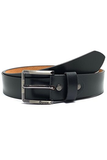 Force Genuine Leather Belt Men - Semi-Casual Men's Belt, Gifts - Black & Brown Men’s Leather Belt for Men