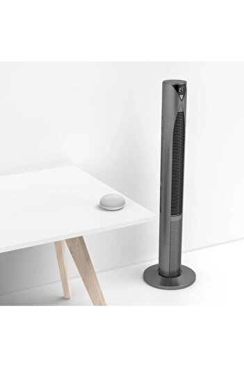 Hama Hama 00176595 Smart Free-Standing Fan, Thermostat, 3 speeds, LED display