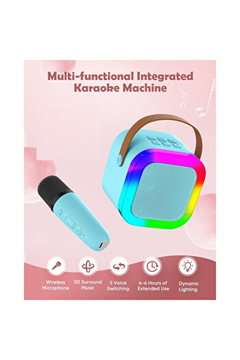 Generic Smart Karaoke Machine for Kids – Fun Singing Machine for Kids, Teens & Adults, Perfect Gift for Bi