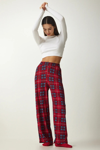 Cebel Hira Moda Patterned Suede Pajama Bottoms