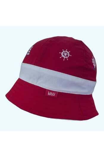 Aware Time Kitti 0-12 Months Men's Lighthouse Printed Baby & Kids Summer Fedora Hat