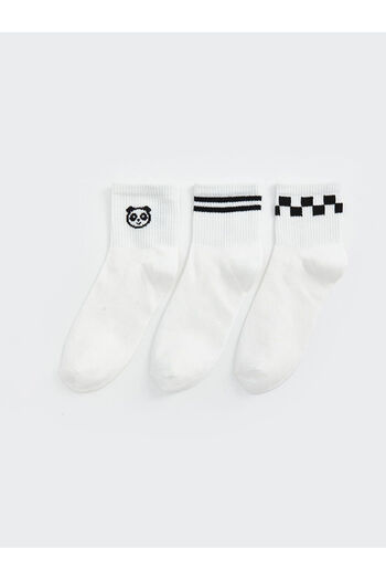 LC Waikiki Patterned Women's 3-Person Socks