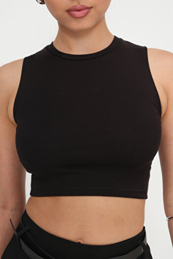 Addax Αθλητής Crop Crew Neck A3501