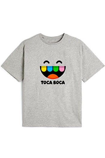 makiteks Cotton Combed Toca Boca Men'S/Kids Printed T-Shirt 5-14 Years
