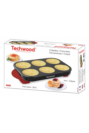 Techwood Mini pancake maker Techwood TCP-65, 6 pancakes, 1500W