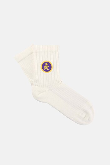 Socrates Atıf Bey Towel Socks - Ecru