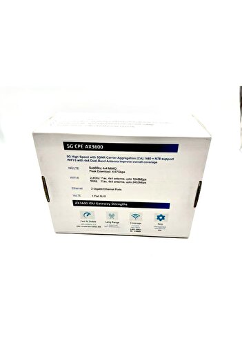STC Router 5g cpe ax3600 Wi-Fi 6 download speed up to 3600 Mbps works on STC network only